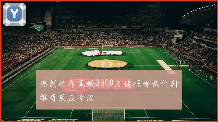 热刺对布莱顿3000万镑报价武什科维奇反应冷淡